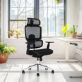 כסא מנהלים אורתופדי ארגונומי דגם IDEAL MESH - new-office-masters